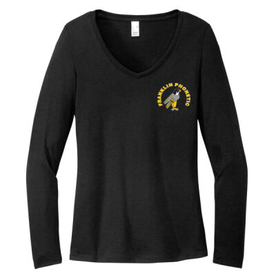 Franklin Women's Perfect Tri Long Sleeve V Neck Tee Thumbnail